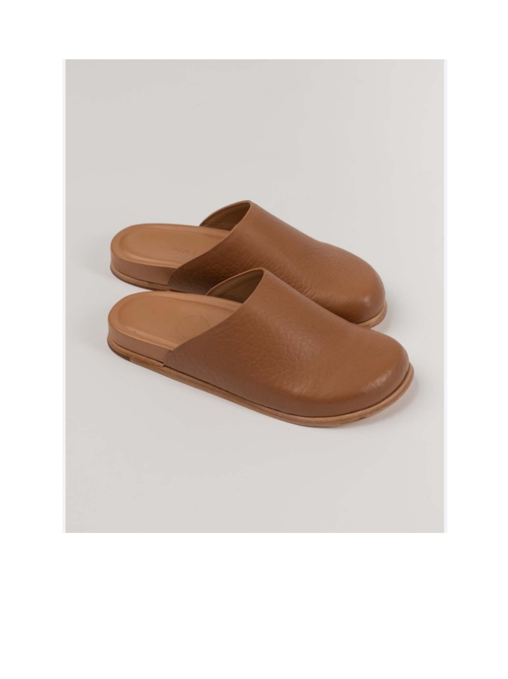 Wal & Pai Ogden leather mule clogs
